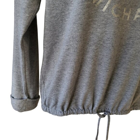 MICHAEL KORS LOGO DRAWSTRING LONG SLEEVE TOP SIZE XS - Picture 3 of 8